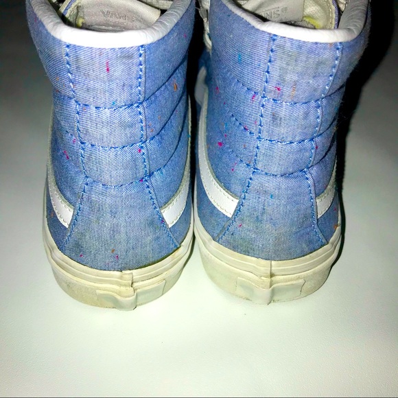 Vans Sk8-Hi baby blue 6.5M/8W - Picture 5 of 6